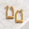 Keenland - Gold Equestrian Riding Stirrup Earring