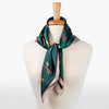 Hunt Club - Stylized Equestrian Scarf in Deep Teal