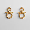 Ocala - Single Horse Bit Equestrian Earring in Gold