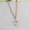 Chelsea - Two Tone Equestrian Horse Bit Necklace