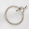 Luxe Horseshoe Clasp Bracelet in Silver