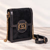 Talisman - Horse Bit Lock Phone Bag on Black