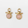 Adele Snaffle Bit Earrings - Rose Quartz - Urban - Equestrian