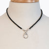 Aikon - Leather & Silver Equestrian Horse Bit Necklace - Urban - Equestrian