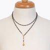 Aurora - Pyrite & Gold Horseshoe Coin Strand Necklace - Urban - Equestrian