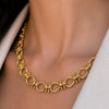 Bocara - Horse Bit Chain Link Equestrian Necklace in Gold - Urban - Equestrian