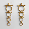 Bocara - Horse Bit Equestrian Earring in Gold - Urban - Equestrian