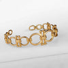 Bocara - Horse Bit Equestrian Wrist Cuff in Gold - Urban - Equestrian