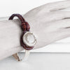 Bosal - Sterling Silver on Brass w/Brown Leather Horseshoe Bracelet - Urban - Equestrian