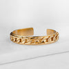 Camden Curb Chain Cuff - Gold - Urban-Equestrian