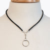 Camden - Leather & Silver Equestrian Horse Bit Necklace - Urban - Equestrian