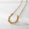 Canteen - Equestrian Horseshoe Necklace in Gold - Urban - Equestrian