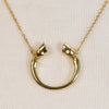 Cavallo - Horseshoe Necklace 14K Gold Vermeil - Urban - Equestrian