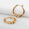 Cavallo - Moissanite Horseshoe Earring in Gold - Urban - Equestrian