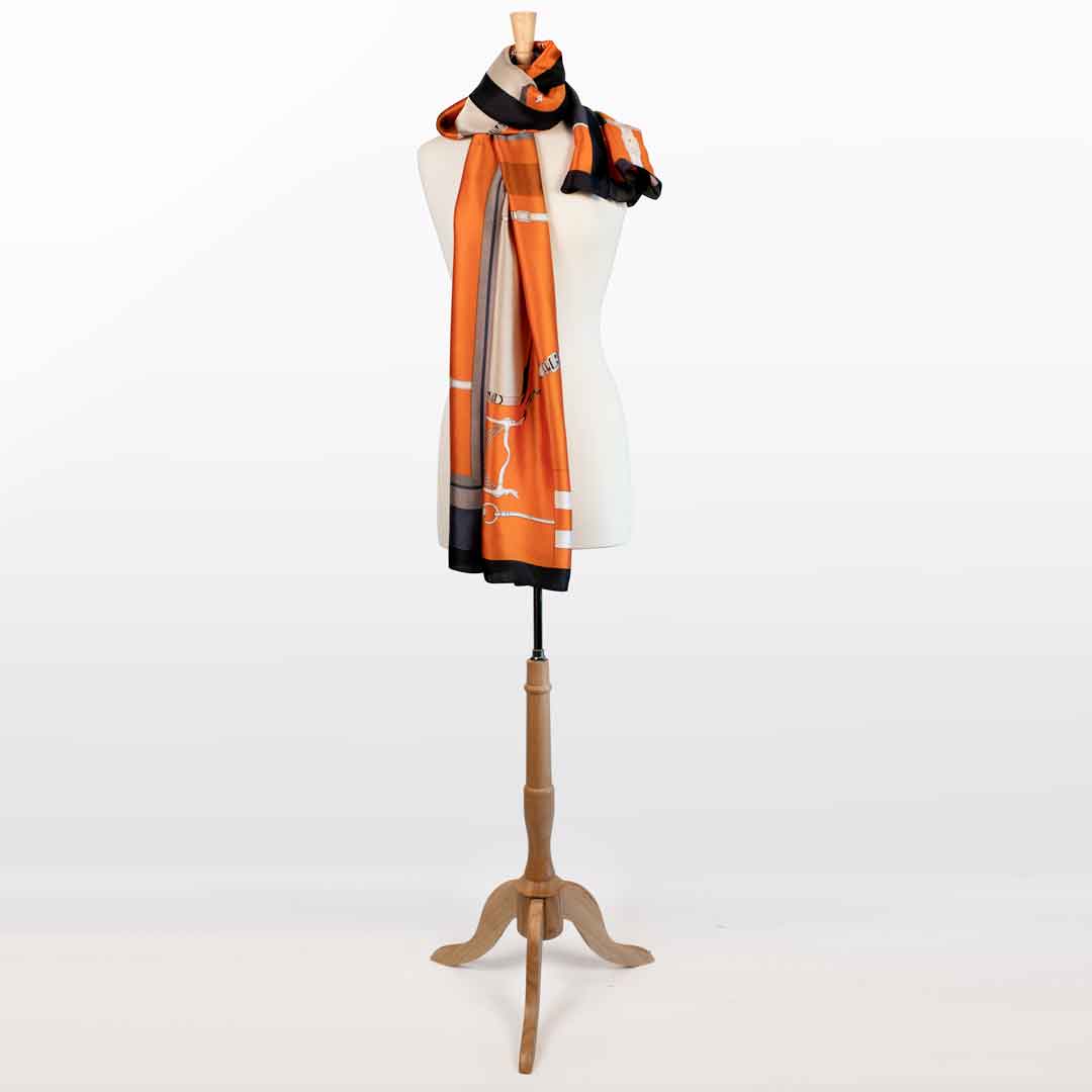 Celine Equestrian Scarf – Bold Style for the Horse Girl Wardrobe