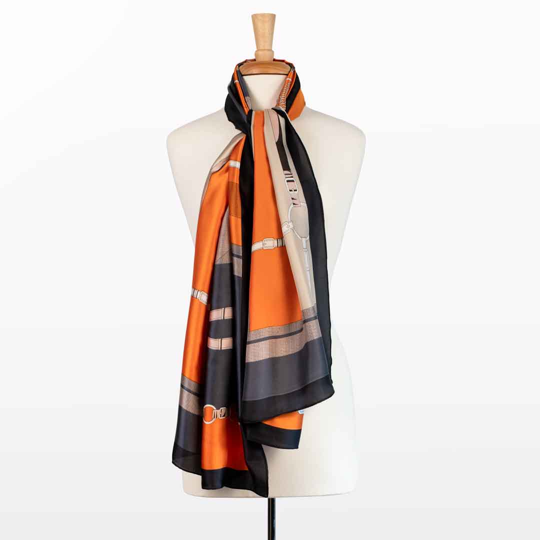 Celine Equestrian Scarf – Bold Style for the Horse Girl Wardrobe