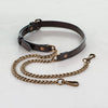 Chain & Leather shoulder Strap - Deep Brown - Urban-Equestrian
