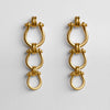 Chapelle - Horseshoe Link Earring in Gold - Urban - Equestrian
