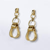 Cheyenne - Western Riding Stirrup Earring in Gold - Urban - Equestrian
