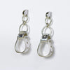 Cheyenne - Western Riding Stirrup Earring in Silver - Urban - Equestrian