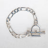 Cortina - Cuban Chain Horse Stirrup Bracelet in Silver - Urban - Equestrian