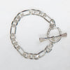 Cortina - Cuban Chain Horseshoe Bracelet in Silver - Urban - Equestrian