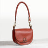 Cortina - Horse Bit Lock Luxury Leather Crossbody Handbag in Cognac - Urban - Equestrian