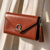 Del Mar - Horse Bit Crossbody Luxury Leather Handbag in Cognac - Urban - Equestrian