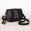 Del Rey - Equestrian Horse Bit Crossbody in Black Italian Leather - Urban - Equestrian