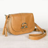 Del Rey - Equestrian Horse Bit Crossbody in Caramel Italian Leather - Urban - Equestrian