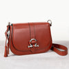 Del Rey - Equestrian Horse Bit Crossbody in Cognac Italian Leather - Urban - Equestrian