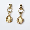 Dorado - Horseshoe Coin Earring in Gold - Urban - Equestrian