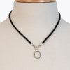Equinox - Leather & Silver Equestrian Horseshoe Necklace - Urban - Equestrian