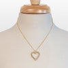 Keepsake - Moonstone and 14K Gold Vermeil Good Luck Heart Necklace - Urban - Equestrian