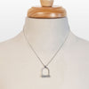 Keepsake - Moonstone and Sterling Silver English Stirrup Necklace - Urban - Equestrian
