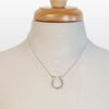 Keepsake - Moonstone and Sterling Silver Horseshoe Necklace - Urban - Equestrian