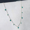 Keepsake - Turquoise and Sterling Silver Cross Charm Necklace - Urban - Equestrian