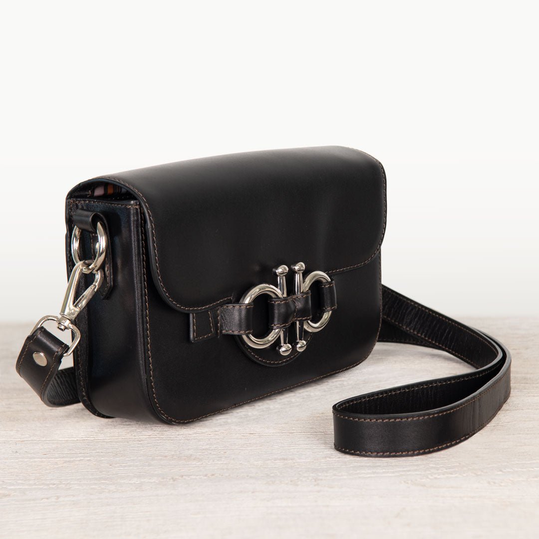 Lana Black Horse Bit Purse – Luxury Equestrian Gift for Her