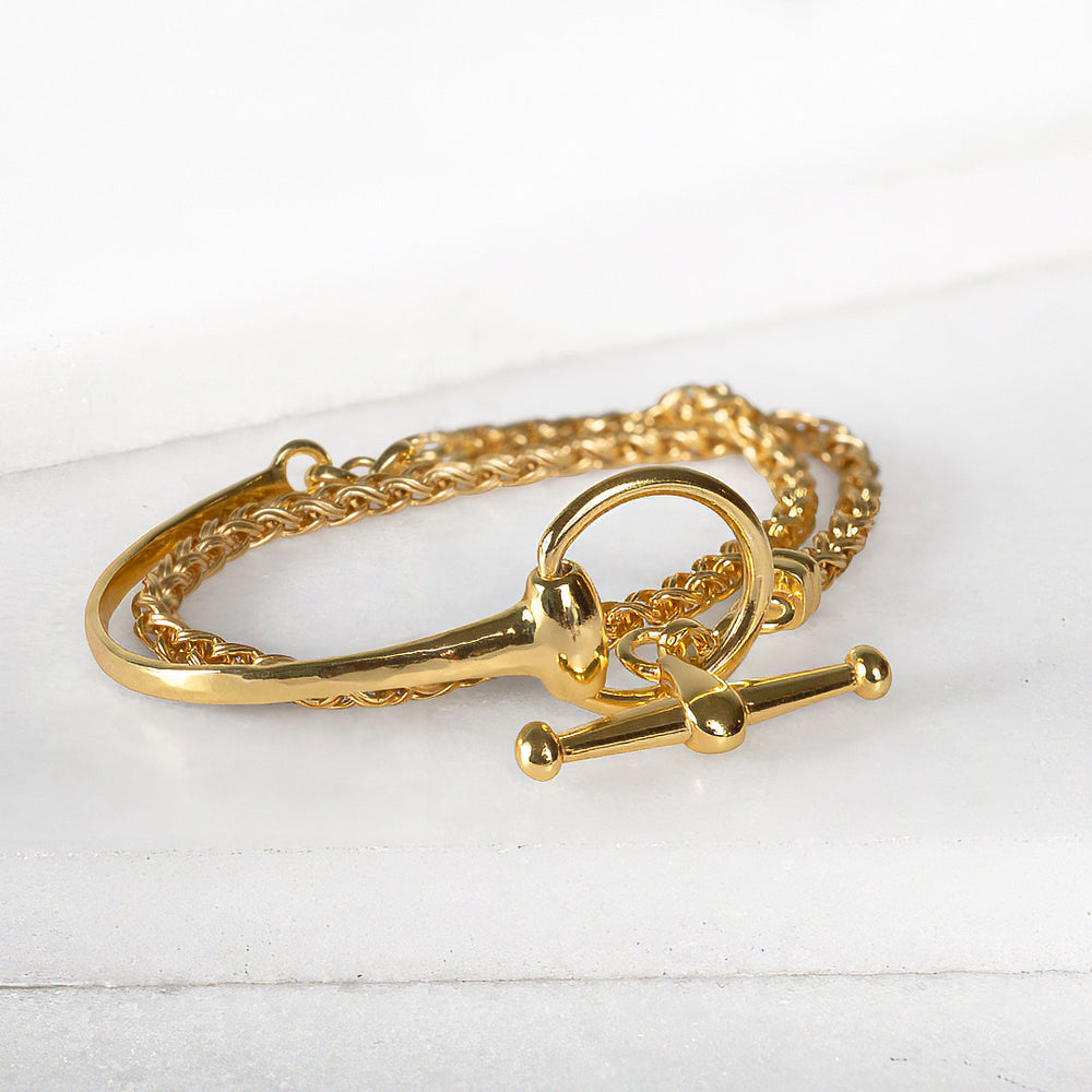 ODEZA Horse Bit Bracelet | Equestrian Jewelry Gift by URBAN