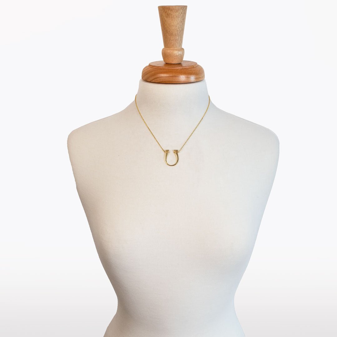 【STONEHENgE】14K New Lucky-U Link Necklace STONEHENgE】14K New Lucky-U Link Necklace Designer fashion