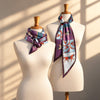 Madrigal - EQ & GEO Multi-Color Equestrian Scarf in Purple - Urban-Equestrian