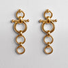 Ocala - Triple Horse Bit Equestrian Earring in Gold - Urban - Equestrian