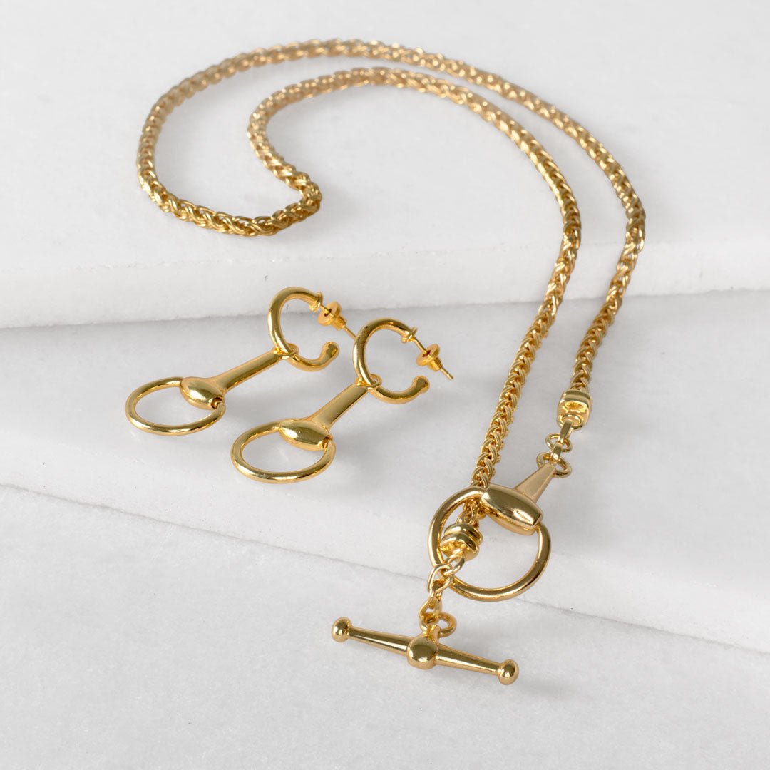 ODEZA Horse Bit Necklace – Bold Equestrian Jewelry for Horse