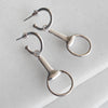 Odeza - Equestrian Horse Bit Earring in Sterling Silver - Urban - Equestrian