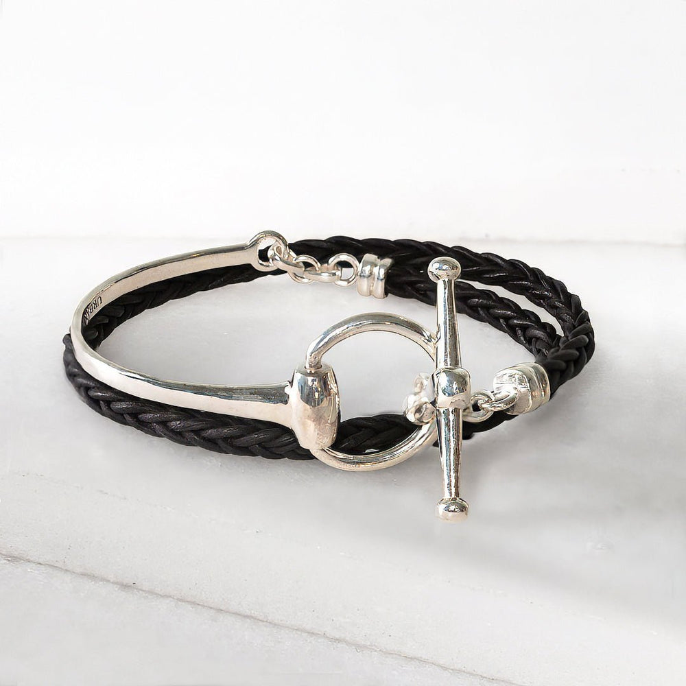 ODEZA Braided Horse Bit Bracelet | URBAN-EQUESTRIAN Gift – Urban