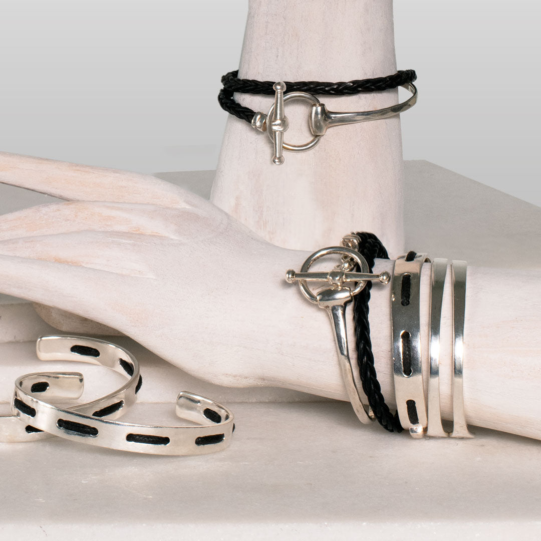 アクセサリー Italy vintage horse bit silver Bracelet Vintage Gucci Sterling Silver Horse Bit Link Bracelet 1960s Italy