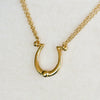 Omega - Equestrian Horseshoe Necklace in Gold - Urban - Equestrian