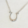 Omega - Equestrian Horseshoe Necklace in Silver - Urban - Equestrian