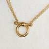 Orion - Equestrian Horse Bit Necklace in Gold - Urban - Equestrian