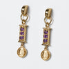 Prism - Amethyst Horseshoe Coin Earring - Urban - Equestrian